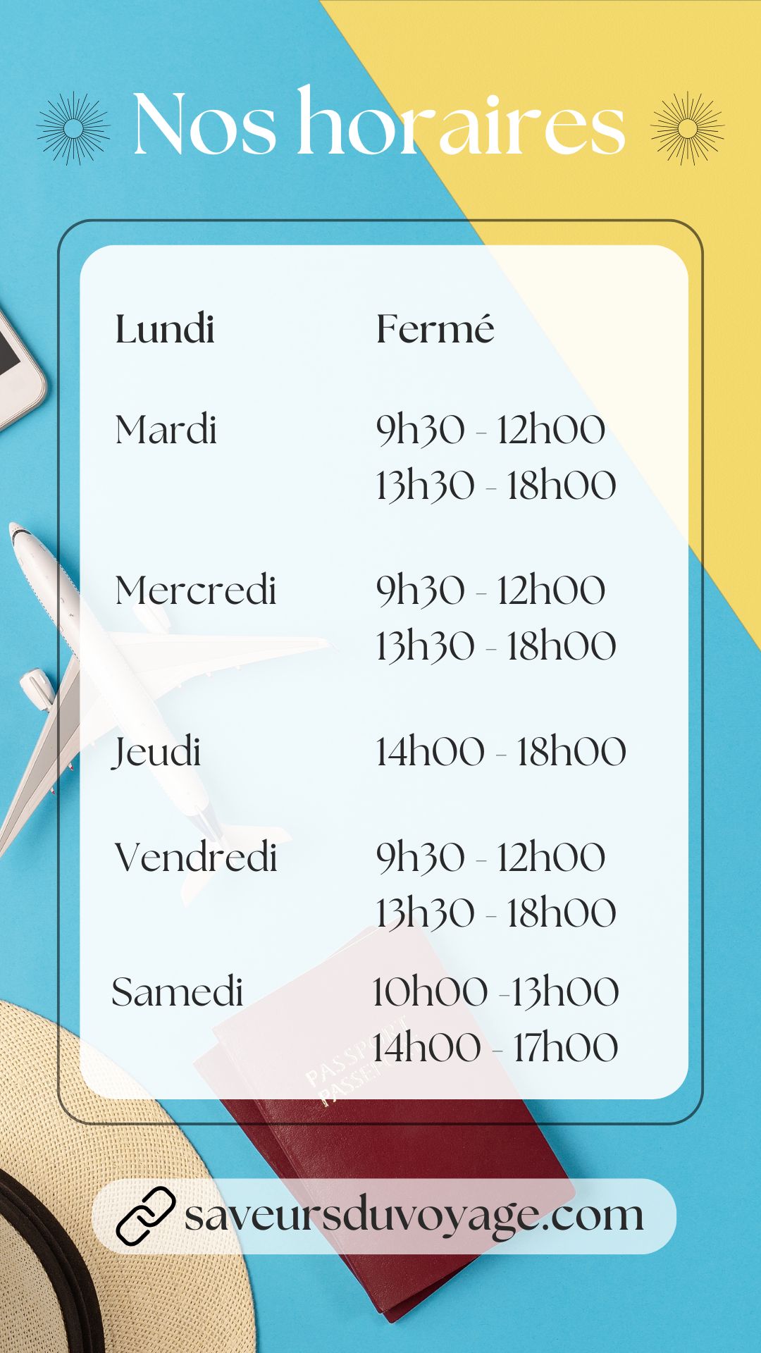fiche horaires1