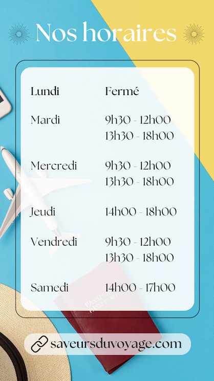 horaires mai 2025