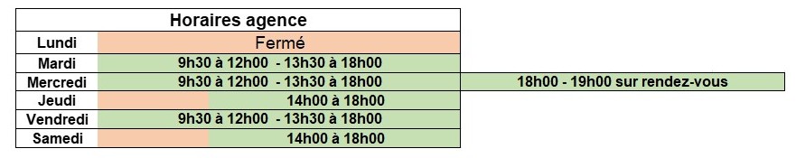 Horaires 2023 juillet 1